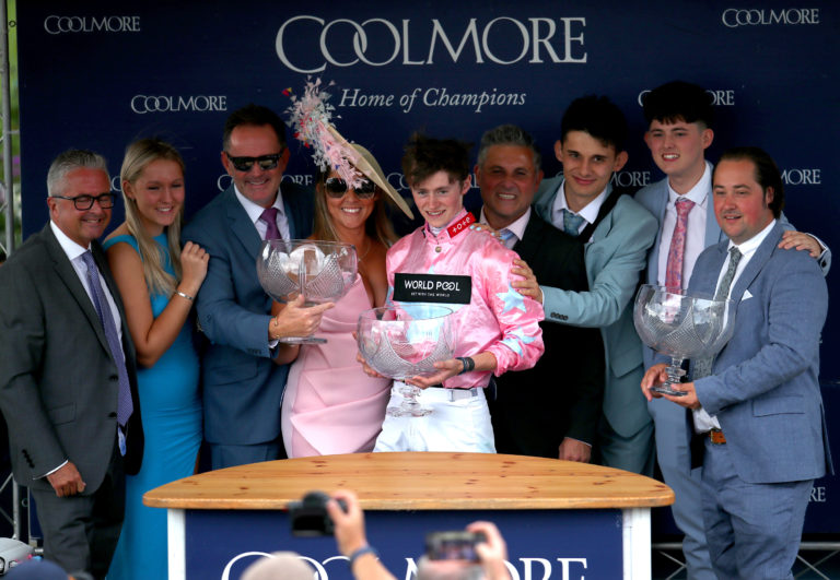 The Live In The Dream team after winning at York