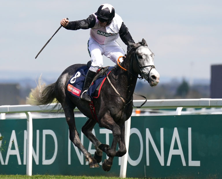 Irish Point winning at Aintree earlier in the year