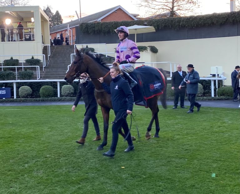 Regent's Stroll brought up Harry Cobden's four-timer