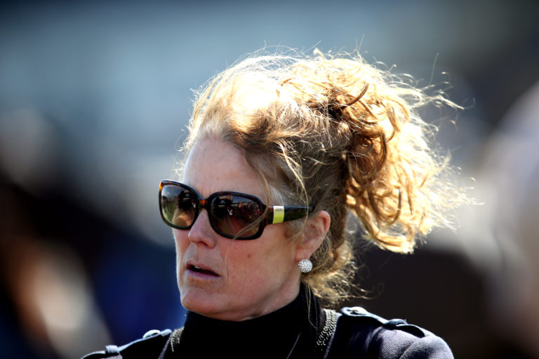 Trainer Sheila Lewis saddled Straw Fan Jack to finish second at Ascot