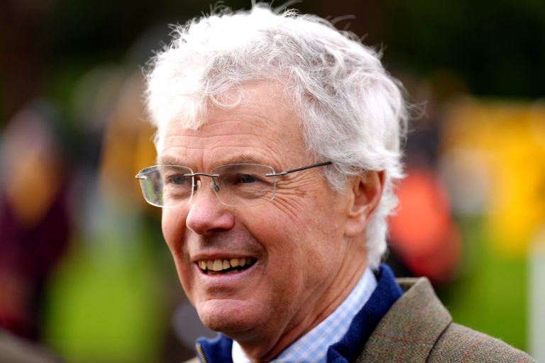 Hughie Morrison at Sandown on Saturday 