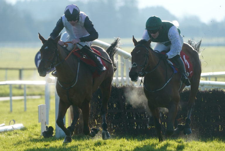 Nurburgring (right) could be set for Leopardstown after winning at Fairyhouse