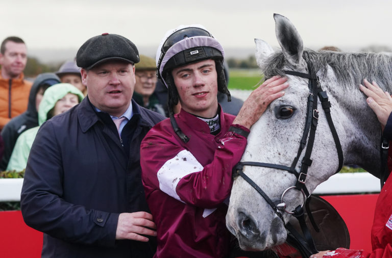 Coko Beach won the Troytown for Elliott under Danny Gilligan, a race in which he had 14 runners