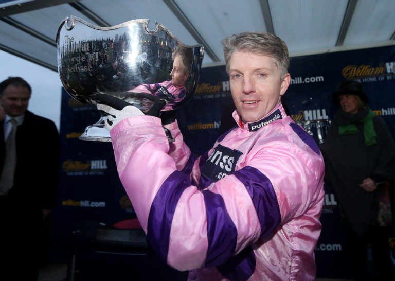 Noel Fehily with the King George trophy