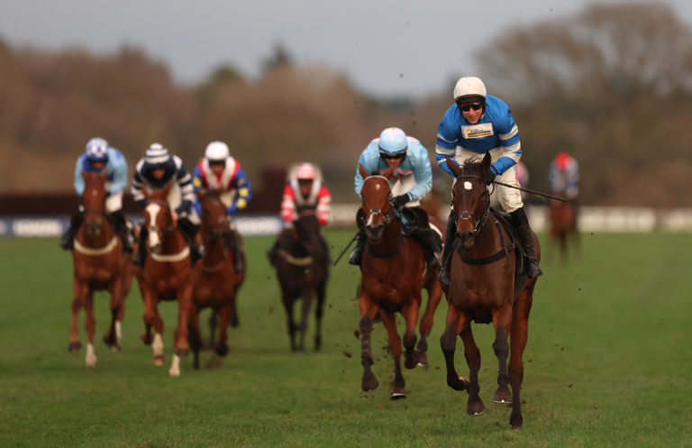 Let It Rain had some nice horses a long way behind her
