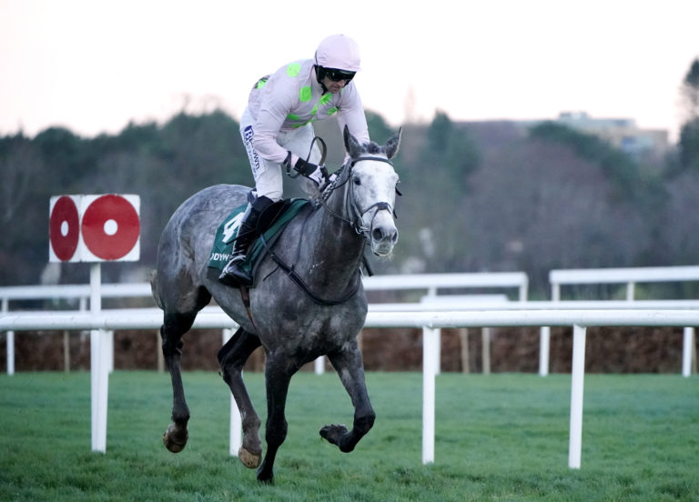 Joystick and Patrick Mullins winning at Leopardstown