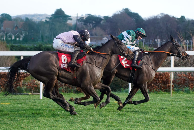 Music Of Tara had plenty of ground to make up in the straight