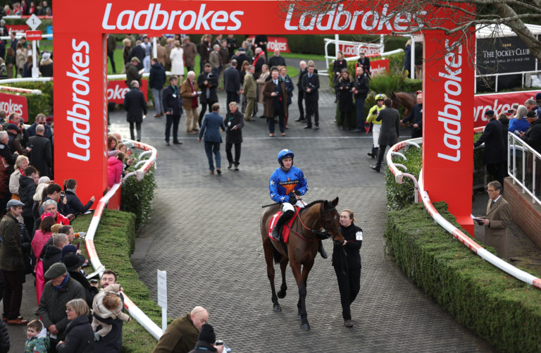 Giovinco being led out at Kempton