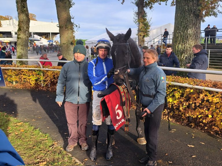 Ile Atlantique after winning on hurdles debut at Gowran