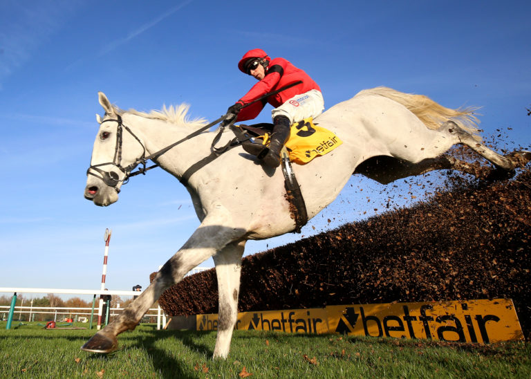 Grey Dawning was highly impressive at Haydock in November