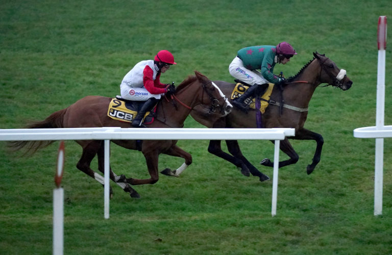 Fiercely Proud has made a pleasing start to life over hurdles