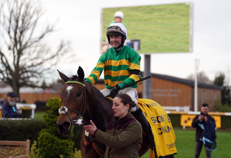 Iberico Lord finished with a flourish in the Betfair Hurdle