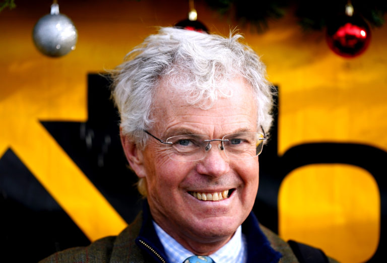 Hughie Morrison at Sandown