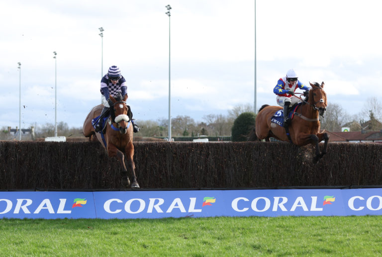 Blow Your Wad (left) won at Kempton once more