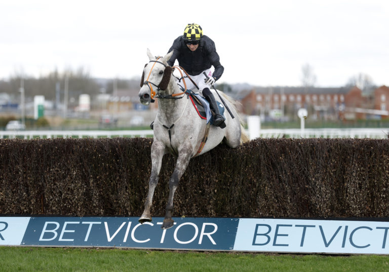 Highland Hunter and Paddy Brennan won the opening race at Newbury