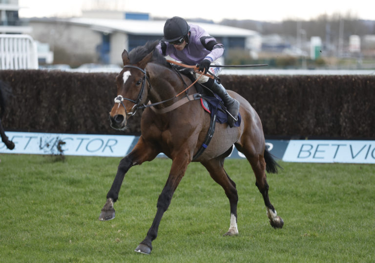 Makin'yourmindup was one of two winners for Harry Cobden at Newbury