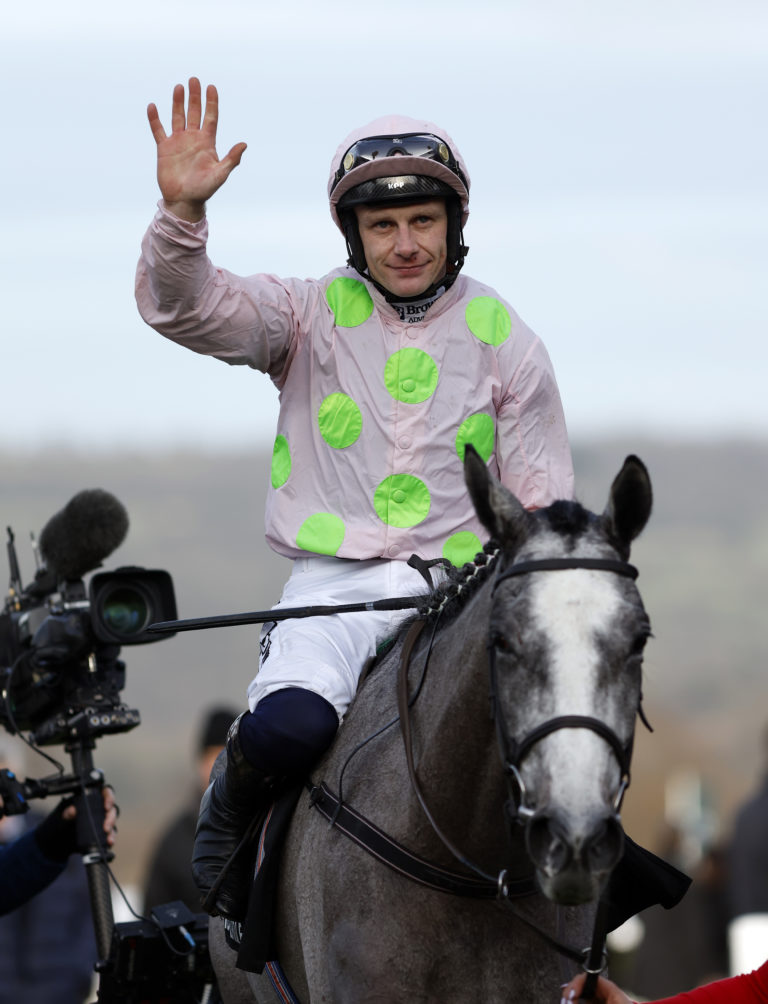 Lossiemouth after winning the Unibet Hurdle