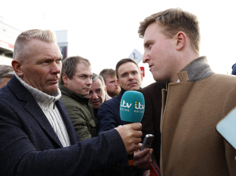 Noel George hit the headlines at Kempton on Boxing Day