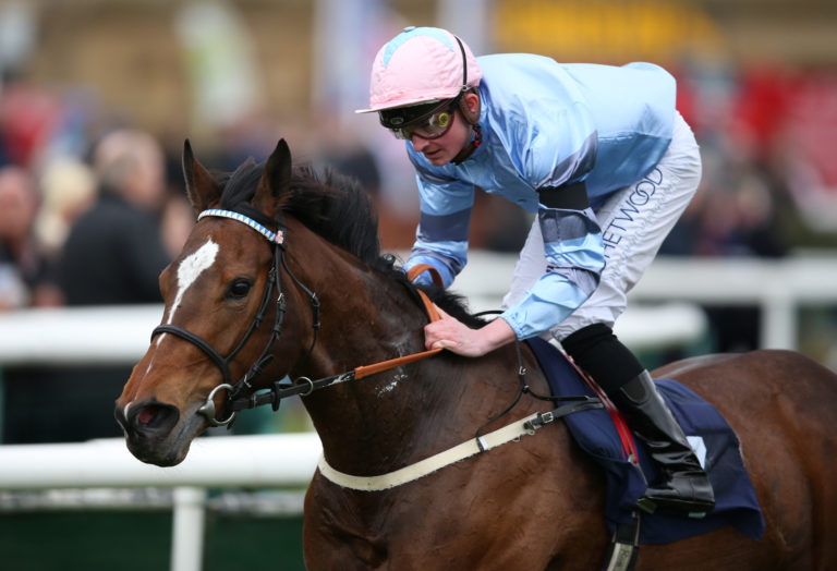 Astral Beau winning at Doncaster in 2023