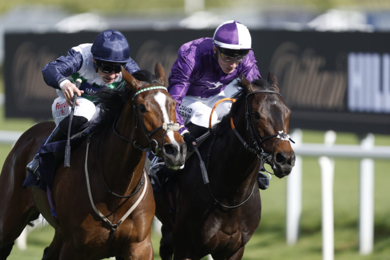 Balmacara (left) showed a great attitude to win