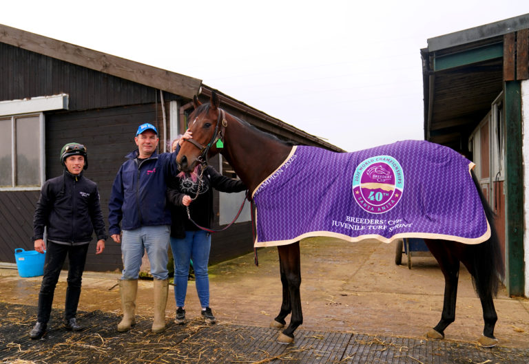 Big Evs with trainer Mick Appleby