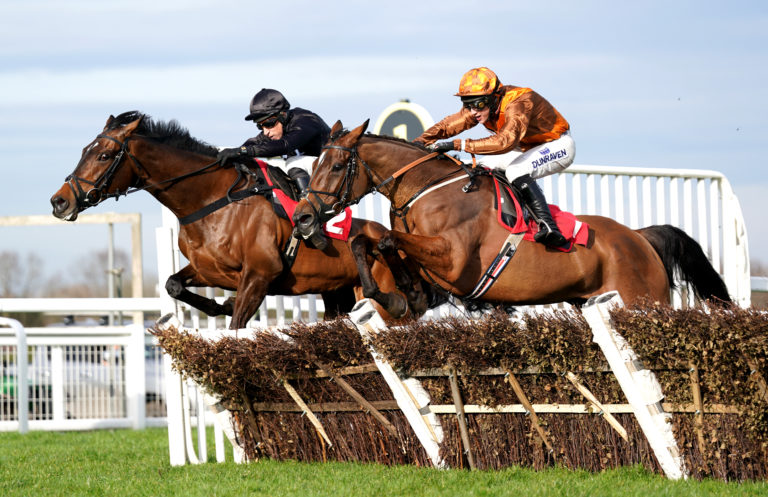 Springtime Promise (right) winning at Sandown