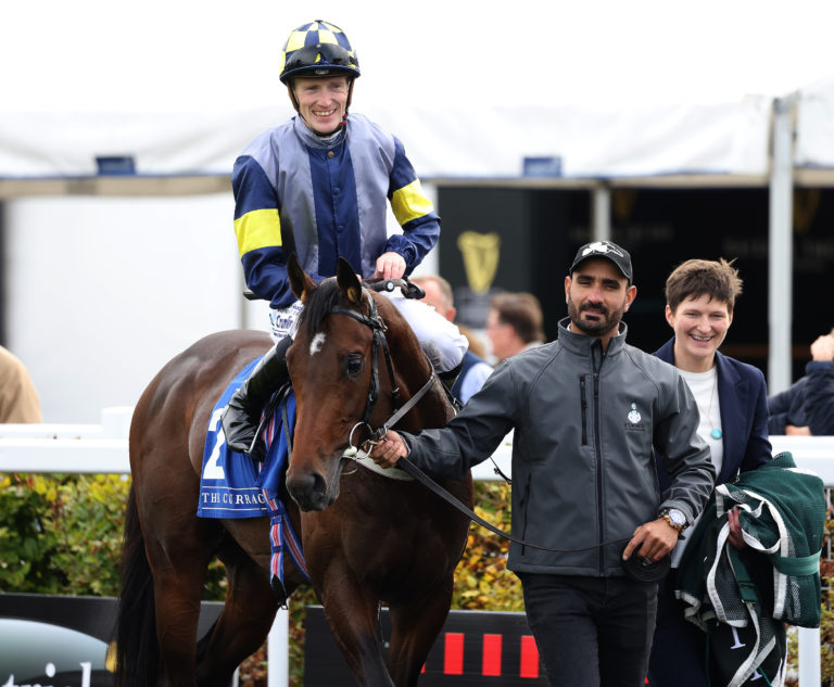 Deepone after winning the Beresford Stakes