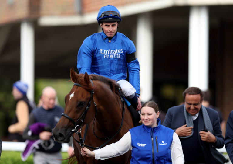 Notable Speech and jockey William Buick after scoring at Kempton