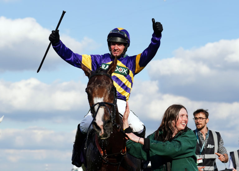 Corach Rambler and jockey Derek Fox will bid for back-to-back Grand National victories