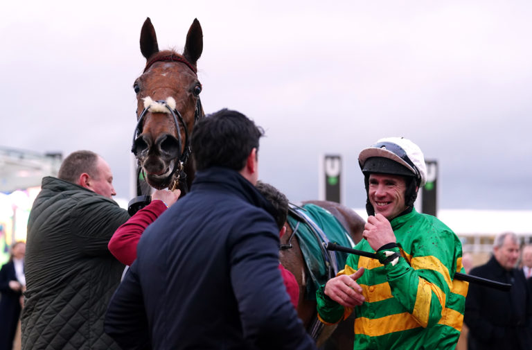 Corbetts Cross after winning the Maureen Mullins National Hunt Challenge Cup Amateur Jockeys' Novices' Chase