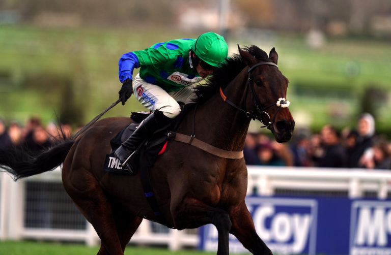 Ginny's Destiny winning at Cheltenham in January