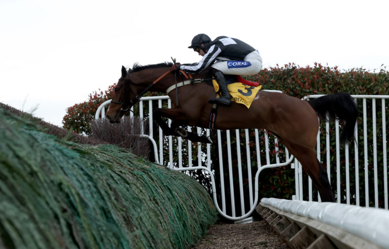 Scarface in action at Sandown