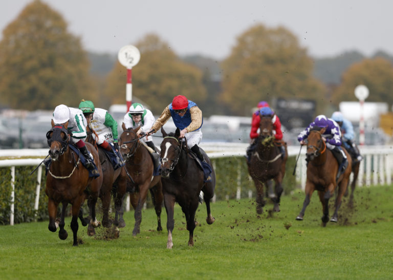 Ballymount Boy (fourth left) at Doncaster