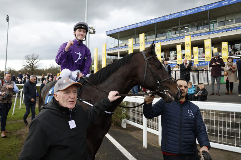 David Egan after winning aboard Elegant Man at Newcastle