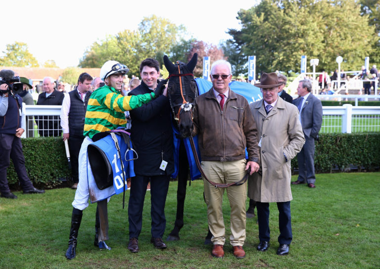 The Shunter after winning at Newmarket