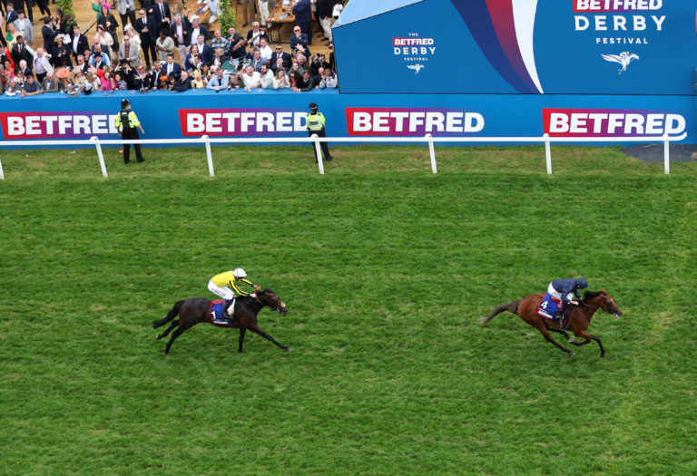 City Of Troy was a tremendous winner of the Derby