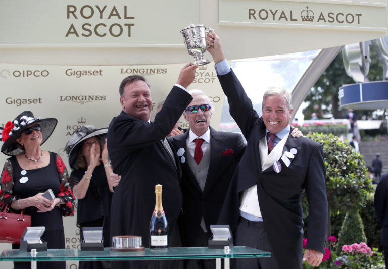 Wesley Ward (right) is back for more Ascot glory