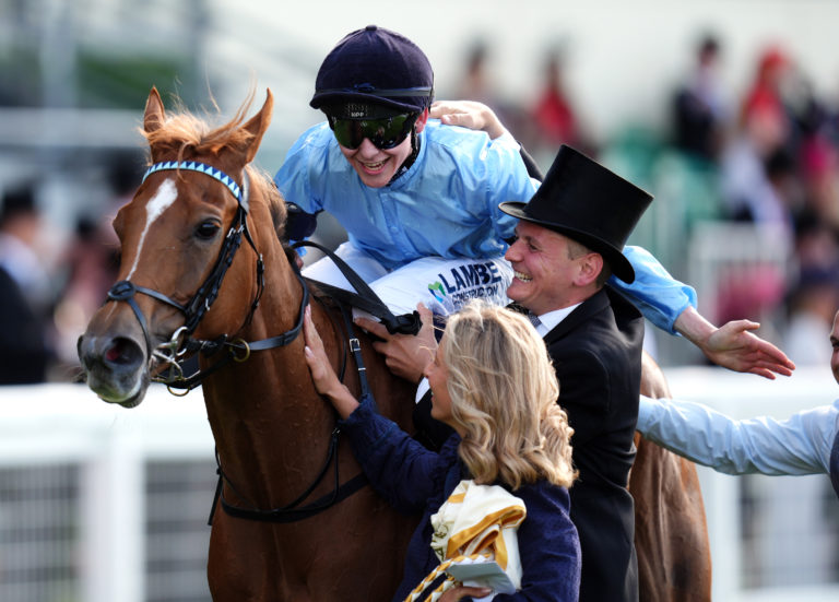 George Boughey greets Billy Loughnane