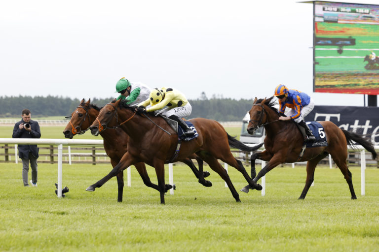 River Tiber was third in the Irish Guineas