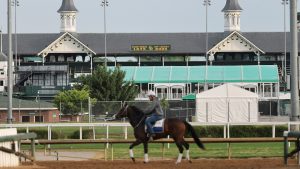 Kentucky Derby view