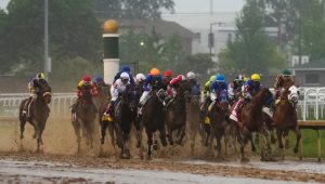 Kentucky Derby view