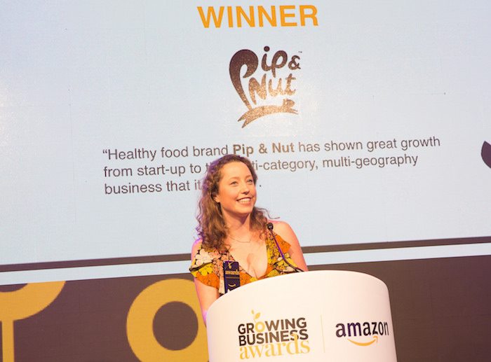 Pip & Nut Amazon Growing Business Awards