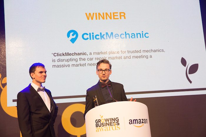 ClickMechanic GBA winner Young Company of the Year