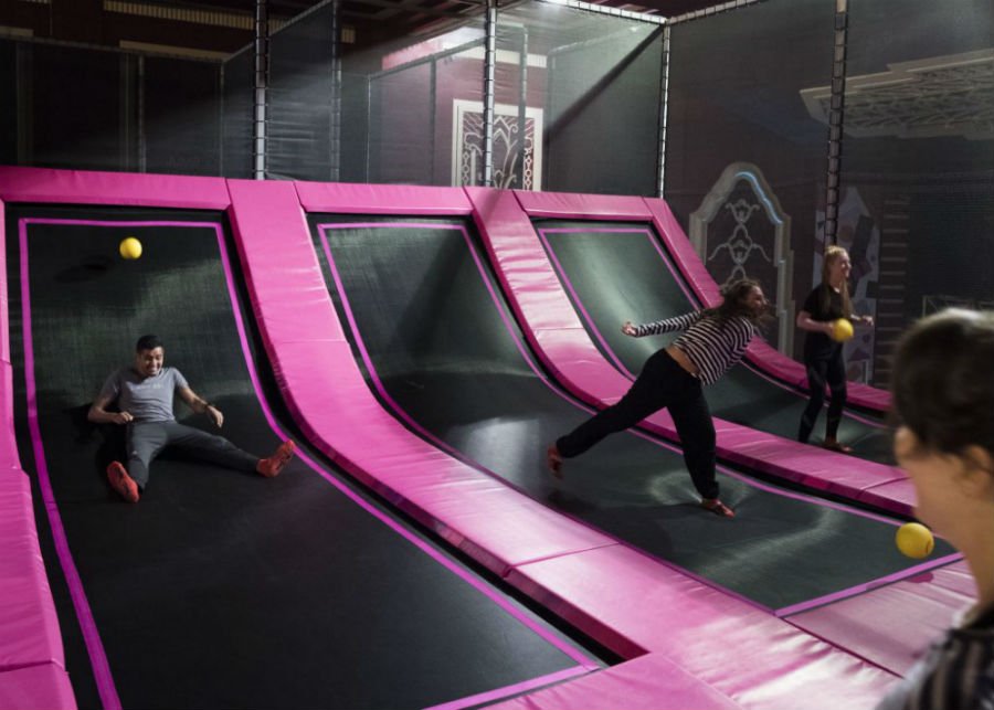 Go trampolining for your next team building event