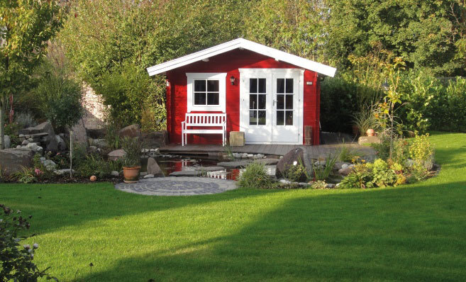 Garden affairs rugersbergh log cabin garden room