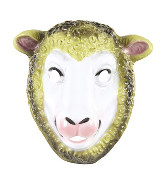 PVC SHEEP MASK child size