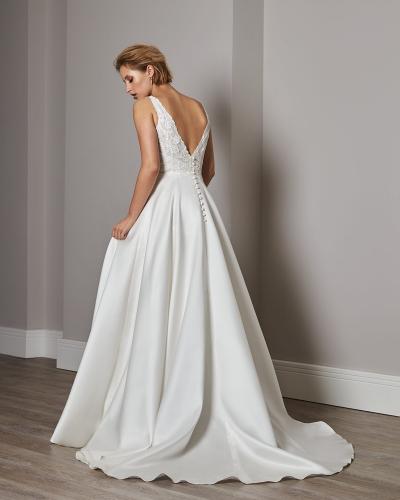 Alexia V-Neck Wedding Dress - Sassi Holford Bridal