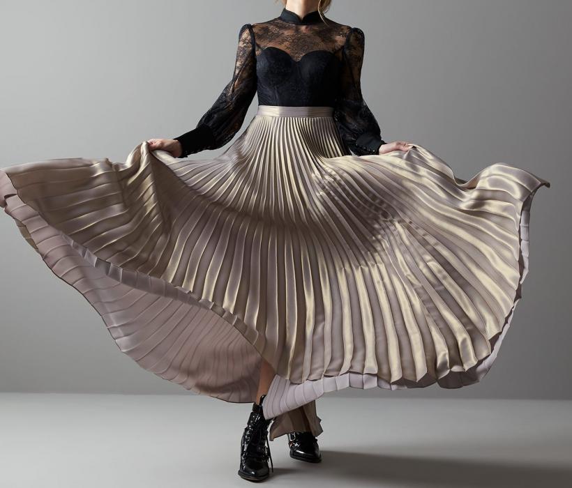 Luxor Skirt Gold & Bespoke Top