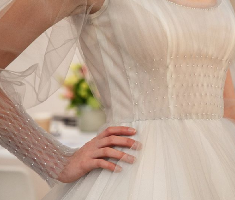 Thea Wedding Dress | Statement Sleeves