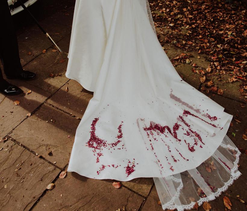 Bridal Train and Veil